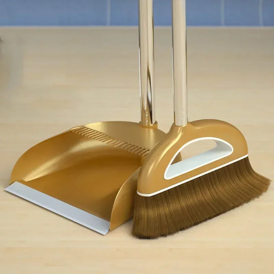 Magic Broom and Plastic Dustpan Set Cleaning Tools Sweeper Wiper